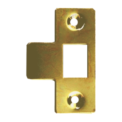 Picture of TUBULAR LATCH KEEP PLATE x 10 | OTHER | ELECTRO BRASS | POLYBAG OF 10