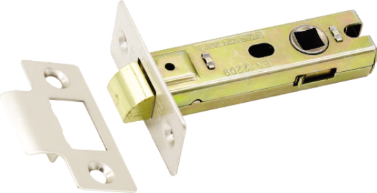 Picture of PACK OF 3 CE / FD / CERTIFIRE TUBULAR LATCH PREMIUM | 76MM | CHROME PLATED | HANG UP BOX