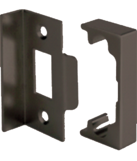 Picture of REBATE SET FOR TUBULAR LATCH  | 13MM | MATT BLACK | POLYBAG