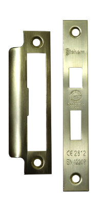 Picture of STRIKE PLATE AND OUTER FOR-END FOR 3 LEVER / BATHROOM CE | OTHER | SATIN BRASS | POLYBAG