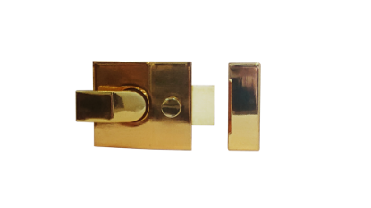 Picture of NIGHTLATCH (NARROW) - SLANTED CASE * | 40MM | ELECTRO BRASS / EB | CLAMSHELL