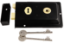 Picture of FLUTED RIM LOCK  | 150 X 100MM | EPOXY BLACK | SICHERN BOX
