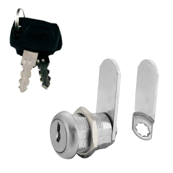 Picture of CAM LOCK - UNIVERSAL  | 25MM | CHROME PLATED | POLYBAG