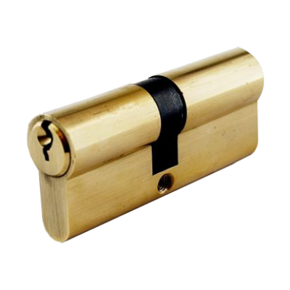 Picture of EURO PROFILE CYLINDER - DOUBLE | 50/50 | BRASS | HANG UP BOX