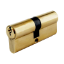 Picture of EURO PROFILE CYLINDER - DOUBLE | 50/50 | BRASS | HANG UP BOX