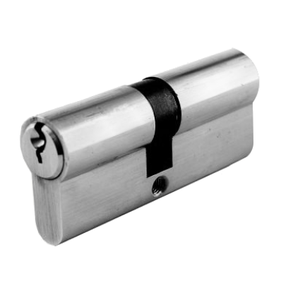 Picture of EURO PROFILE CYLINDER OFFSET - DOUBLE  | 35/45 | SATIN CHROME | HANG UP BOX