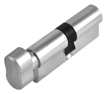 Picture of EURO PROFILE CYLINDER & TURN - TO PASS | 35/35 | SATIN CHROME | HANG UP BOX