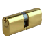 Picture of OVAL PROFILE CYLINDER - DOUBLE  | 35/35 | BRASS | HANG UP BOX