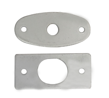 Picture of SPARE PLATES FOR RACK BOLTS (ESC & STRIKE) - 5 SETS | OTHER | EPOXY WHITE | POLYBAG