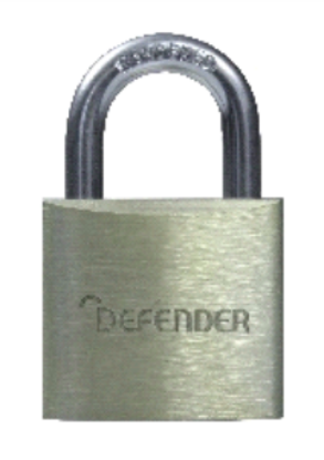 Picture of SQUIRE PADLOCK DEFENDER DFBP3 | 30MM | BRASS | BLISTER