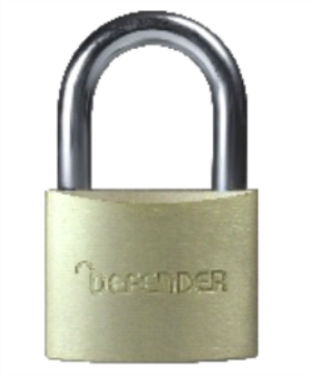 Picture of SQUIRE PADLOCK DEFENDER DFBP5 | 50MM | BRASS | BLISTER