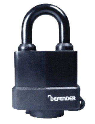 Picture of SQUIRE PADLOCK DEFENDER ALL TERRAIN DFATL50 | 50MM | BLACK | BLISTER