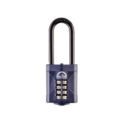 Picture of SQUIRE PADLOCK COMB EXTRA L/ SHACKLE CP50 2.5 | 50MM | BLACK | BLISTER