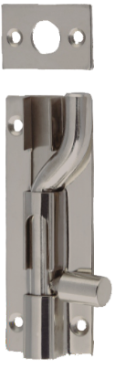 Picture of STAINLESS STEEL BARREL BOLT - NECKED | 50 X 25MM | SATIN (SCP) | PRINTED POLYBAG