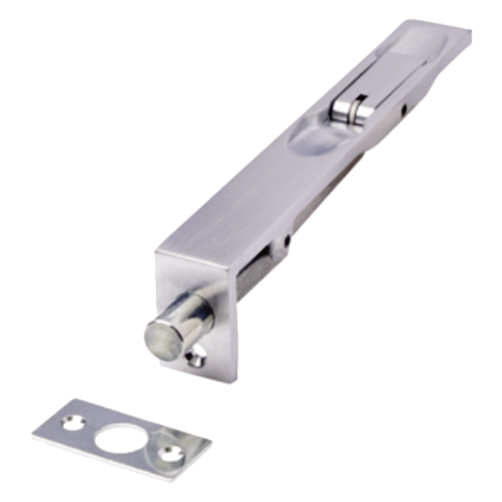 Picture of LEVER ACTION FLUSH BOLT  | 150 X 19MM | SATIN NICKEL | PRINTED POLYBAG