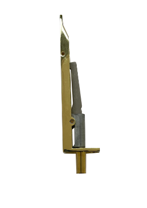 Picture of LEVER ACTION FLUSH BOLT  | 150 X 19MM | ELECTRO BRASS | POLYBAG