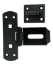 Picture of VERTICAL HASP & STAPLE | 150MM | BLACK DUROSIL | PRINTED POLBAG