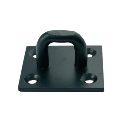 Picture of STAPLE FOR HEAVY HASP | 50 X 50MM | BLACK DUROSIL | PRINTED POLYBAG