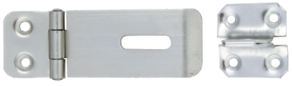 Picture of SAFETY HASP & STAPLE | 150MM | BRIGHT ZINC PLATED | SICHERN BOX