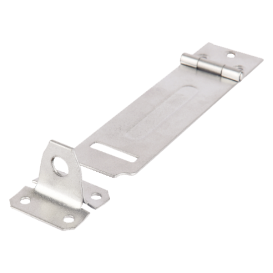 Picture of HYBRID HASP & STAPLE  | 100MM | BRIGHT ZINC PLATED | SICHERN BOX