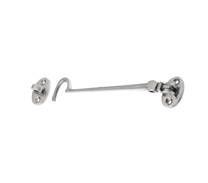 Picture of BRASS CABIN HOOK | 200MM | SATIN CHROME | PRINTED POLYBAG