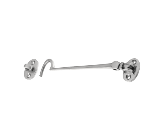 Picture of BRASS CABIN HOOK | 200MM | SATIN CHROME | PRINTED POLYBAG