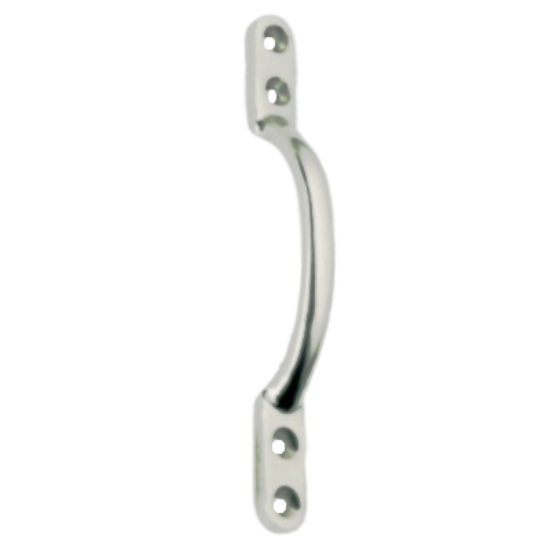 Picture of SASH WINDOW HANDLE - BRASS | 125MM | CHROME PLATED | PRINTED POLYBAG