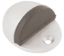 Picture of OVAL DOOR STOP  | 48 X 41MM | CHROME PLATED | PRINTED POLYBAG