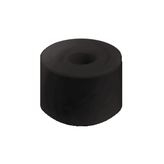 Picture of RUBBER DOOR STOP - PACK OF 2 | 35MM | BLACK | PRINTED POLYBAG