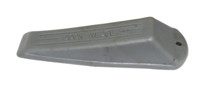 Picture of RUBBER DOOR WEDGE - PACK OF 2 | OTHER | GREY | PRINTED POLYBAG