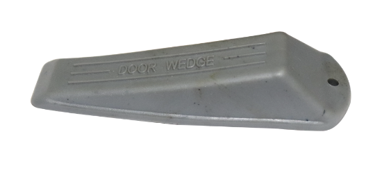 Picture of RUBBER DOOR WEDGE - PACK OF 2 | OTHER | GREY | PRINTED POLYBAG