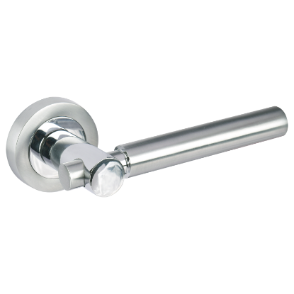 Picture of PEVERIL ROUND ROSE LATCH  | OTHER | CHROME / SATIN CHROME | HANG UP BOX