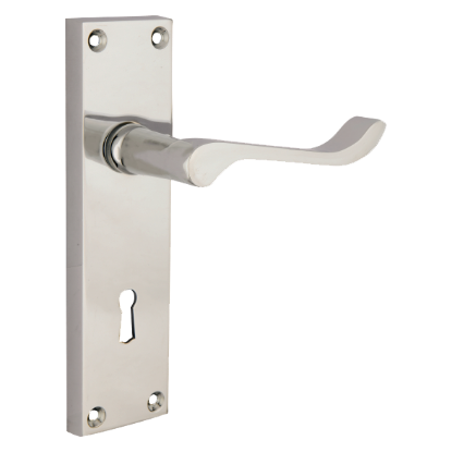 Picture of CONTRACT VICT SCROLL LOCK FURNITURE - ZINC  | OTHER | SATIN CHROME | BOX