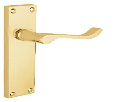Picture of CONTRACT VICT SCROLL LATCH FURNITURE - ZINC  | OTHER | POLISHED ELECTRO BRASS | BOX
