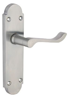 Picture of SHAPED SCROLL LATCH FURNITURE (CARISBROOKE) TO EN1906 (PT3) | OTHER | SATIN CHROME | HANG UP BOX