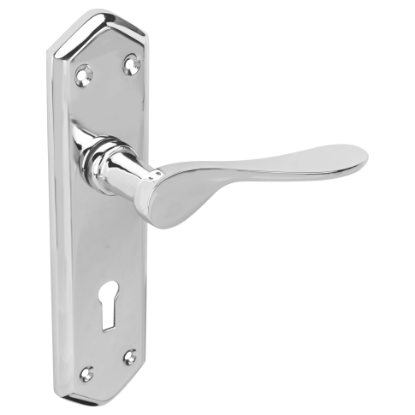 Picture of KENILWORTH LEVER LOCK  | OTHER | CHROME PLATED | HANG UP BOX
