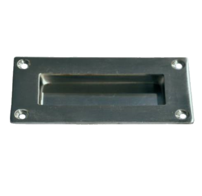 Picture of FLUSH PULL - STAINLESS STEEL  | 100 X 50MM | SATIN | POLYBAG