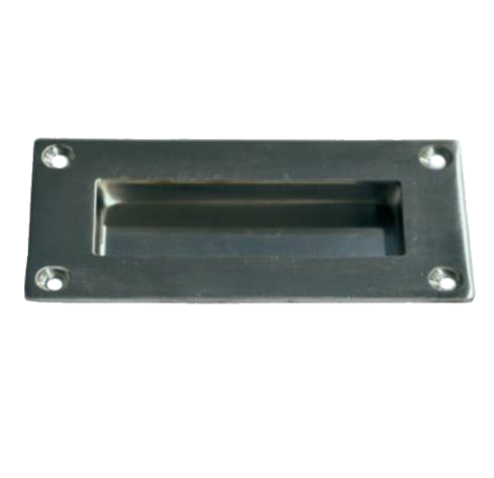 Picture of FLUSH PULL - STAINLESS STEEL  | 100 X 50MM | SATIN | POLYBAG