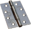 Picture of MILD STEEL 2 BALL BEARING HINGE - CE11 - PAIR | 100 X 76MM | ANTIQUE BRASS | HANG UP BOX