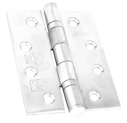 Picture of STAINLESS STEEL BALL BEARING HINGE - 1 1/2 PAIR - CE13 | 100 X 76 X 3MM | POLISHED | HANG UP BOX