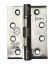 Picture of STAINLESS STEEL BALL BEARING HINGE - 6 PAIR C/W INTUMESCENT  | 100 X 76 X 3MM | SATIN | SICHERN BOX