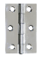 Picture of LIGHT BUTT HINGE - PAIR | 76MM | CHROME PLATED | PRINTED POLYBAG