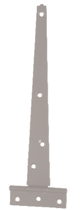 Picture of STANDARD TEE HINGE - PAIR - PREPACK | 200MM | GALVORITE SILVER | TAG