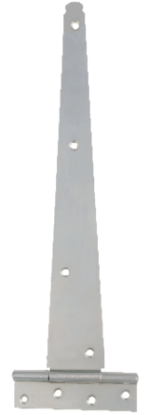 Picture of MEDIUM TEE HINGE - PAIR - PREPACK | 300MM | GALVORITE SILVER | TAG