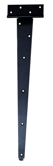 Picture of MEDIUM TEE HINGE - PAIR | 600MM | EPOXY BLACK | SICHERN BOX