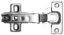 Picture of SPRUNG CABINET HINGE - INC PLATE | 35MM | NICKEL PLATED | PRINTED POLYBAG