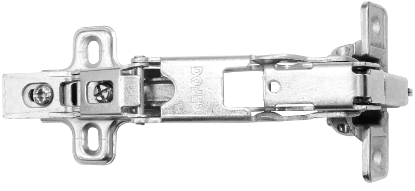 Picture of SPRUNG CABINET HINGE 165 DEGREE CLIP-ON - INC PLATE | 35MM | NICKEL PLATED | PRINTED POLYBAG
