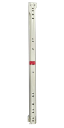 Picture of DRAWER RUNNER BOTTOM FIX 500MM (PAIR) | 500MM | WHITE | POLYBAG