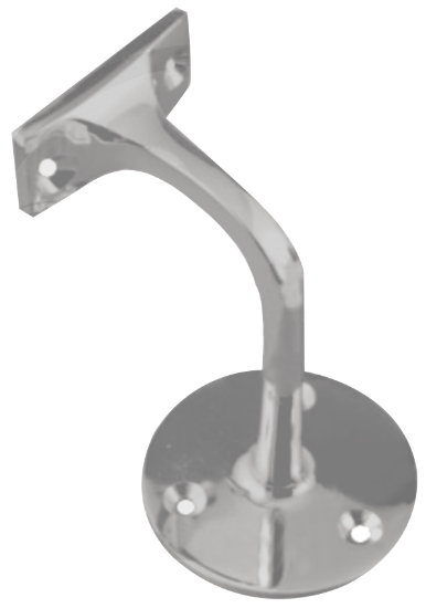 Picture of HAND RAIL BRACKET  | 63MM | SATIN CHROME | PRINTED POLYBAG