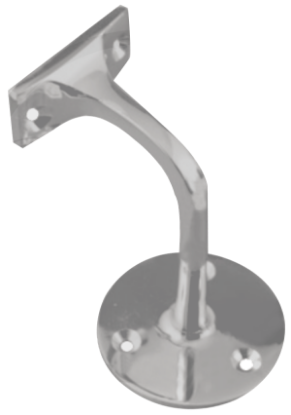 Picture of HAND RAIL BRACKET  | 75MM | SATIN CHROME | POLYBAG